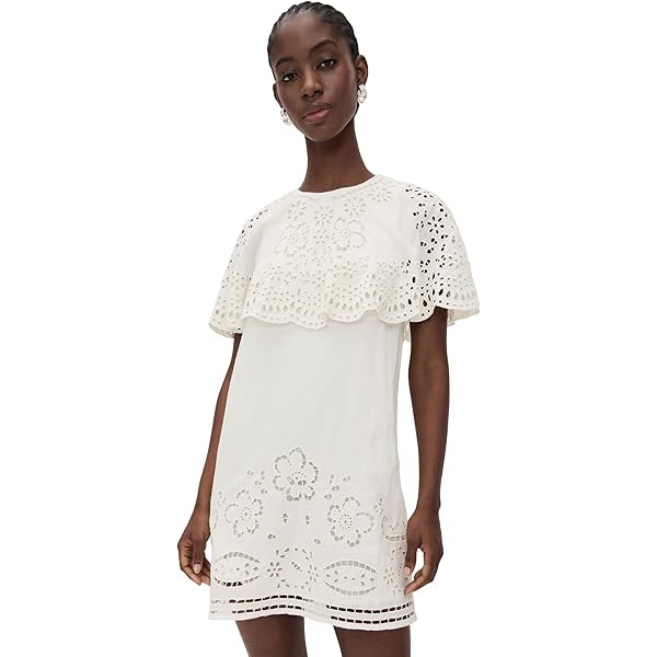 Varley Women's Sophie Dress, Ivory Marl, Off White, S at Amazon